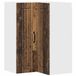 vidaXL Wandhoekkast LUCCA Oud hout 57 x 57 x 80 cm Bewerkt hout