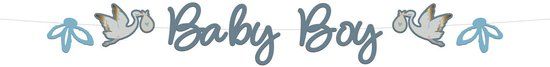 Folat Letterslinger Blooming Baby Boy - Blauw