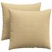 vidaXL - Zitkussens - 2 stuks - Grijs groen - 45 x 45 cm - Corduroy stof