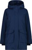 CMP Parka met capuchon voor dames, blauwe inkt, dons, 2XL