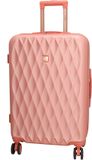 Charm London Honey Koffer - M - 74 Liter - 66 x 43.5 x 28 cm - TSA Slot - Middelmaat - Reizen - Travel - Hardcase - Oudroze