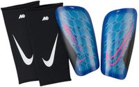 NIKE Mercurial Lite Soccer Shin Guards Heren Blauw L