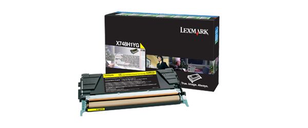 Lexmark X748H1YG - Gele tonercartridge - 10000 pagina's
