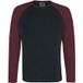 R.E.D. by EMP Long Raglan Road Shirt - Zwart-Bordeaux