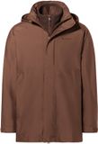 VAUDE Men's Idris 3in1 Parka IV, Heren, XXL, tobacco, 50-100% gerecycled polyester
