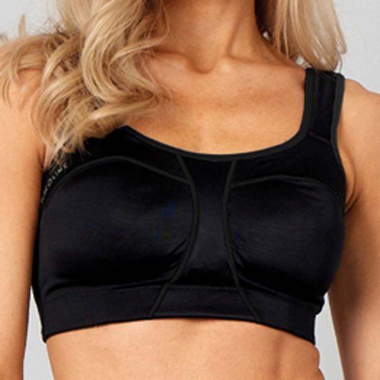 Pure Lime Padded Sportbeha - Zwart - 70G