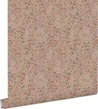 ESTAHome Behang Bloemetjes Terracotta Roze - 53 cm x 10.05 m