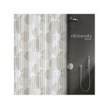 Spirella Raio Collectie textiel douchegordijn 180 x 200 cm koper 100% polyester