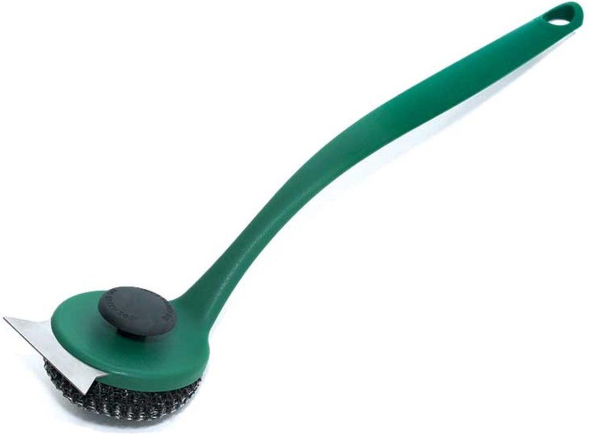 Big Green Egg Grid & Stone Scrubber - Green - Stainless Steel