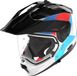 Nolan N70-2 X 06 Turbine Helm - Zwart/wit/blauw, XL