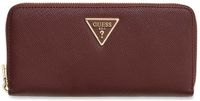 GUESS Laurel II Large Zip Around Wallet Burgundy
