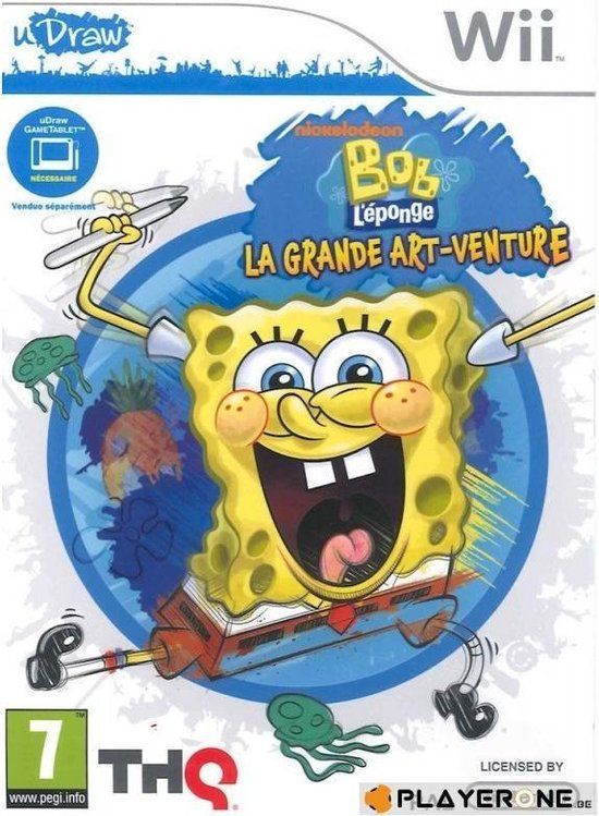 Merkloos Bob LEponge La Grande Art-Venture - Nintendo Wii