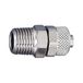 Rechte RIEGLER Rechte schroefverbinding, AG conisch, R 1/8, voor slang 4/2 mm, SW 10, werkdruk max. 18 bar, messing vernikkeld