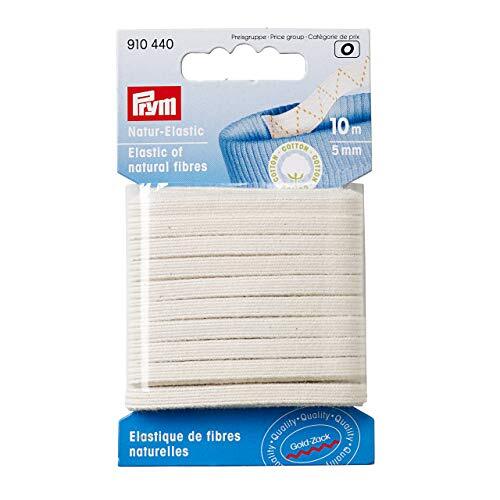 prym - White (5 mm, 10m) Bio Elastiek - 1 Stuk