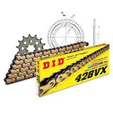 Kettingset DID Kettingset staal 428VX / 122 eindeloos voor Kawasaki KLX D-tracker 125 cc bouwjaar 2010-2014