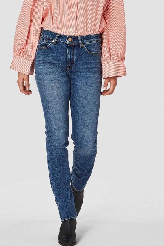 Kings of Indigo Yama Straight Jeans Dames W24 Dark Used