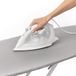 Unyqoos® Universele elastische strijkplankovertrek met titanium schuimvulling en microgeperforeerd weefsel - Grijs