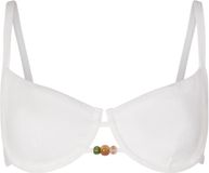 Hunkemöller Niet-Voorgevormde Beugel Bikinitop Crinkle Wit