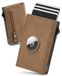 Portemonnee homme porte-cartes pop-up - Avec compartiment à monnaie et protection RFID - Noir - 10 à 12 cartes
