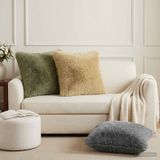vidaXL - Kussensloop - 6 pcs - HEERLEN - Lichtgroen - 45 x 45 cm - PV Fleece