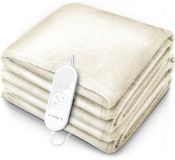 sinnlein® Pluche Warmtedeken 180 x 130 cm Crème