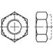 TOOLCRAFT TO-6864714 Zeskantmoeren M14 DIN 985 RVS V4A A4 25 stuk(s)