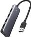 Ugreen - USB Hub - 4x USB 3.2 Gen 1 - Met Micro USB Voedingspoort - Grijs