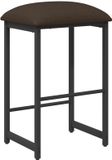 vidaXL Barkruk Taupe 40 x 32 x 64 cm Bewerkt hout