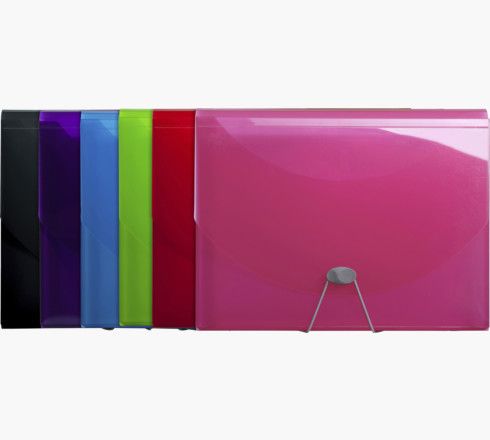 Exacompta Iderama A4 Polypropylene File Folder - Multicolour