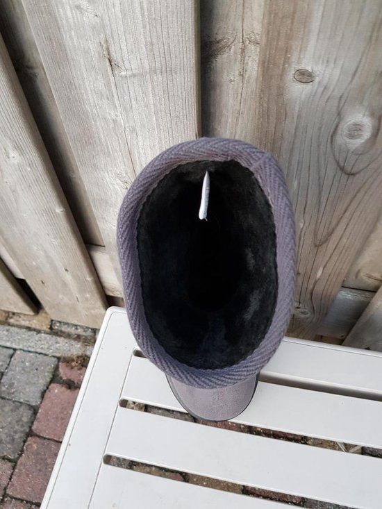 HKM Davos waterproof stal-schoen grijs maat 34