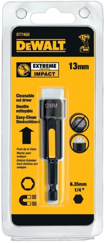 DeWalt DT7450 Extreme Impact magnetische bit dopsleutel - 13mm