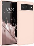 kwmobile telefoonhoesje geschikt voor Google Pixel 6 - Hoesje voor smartphone - Back cover in kokosmelk