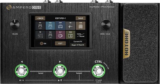 Hotone MP-80 Ampero One Multi-Effect Pedal - Guitar