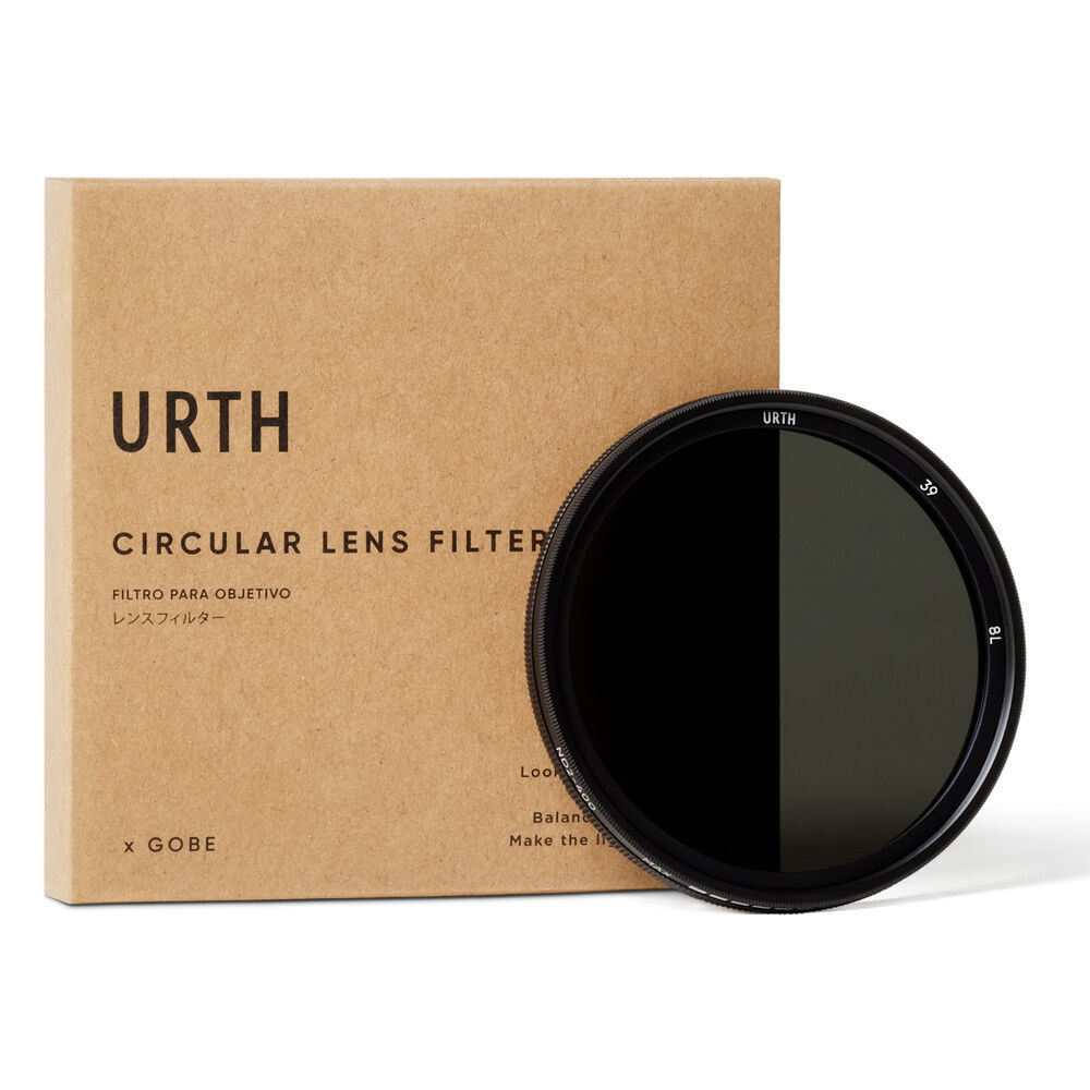Urth Urth 39mm ND2-400 (1-8.6 Stop) Variable ND Lens Filter