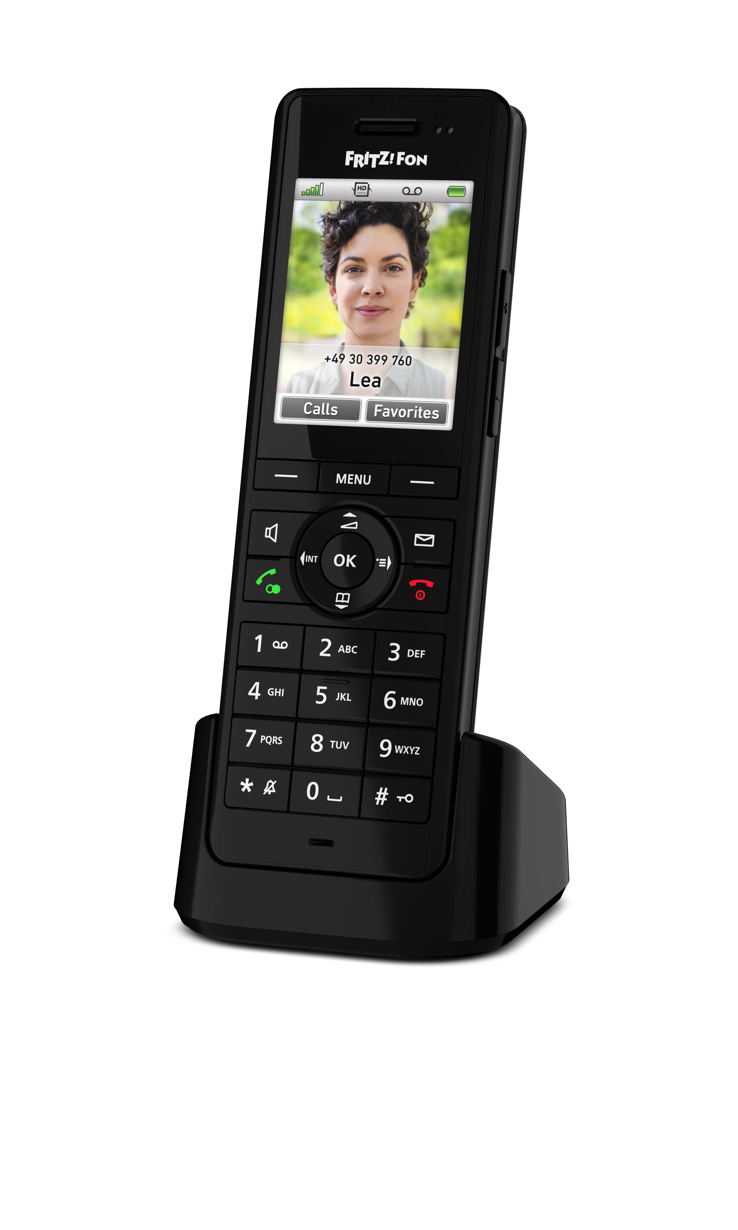 FRITZ!Fon X6 DECT Phone - Black