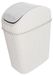 HATEX Seau à cosmétiques compact de 2,5 litres avec couvercle basculant - Beige