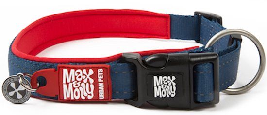 Max & Molly Hondenhalsband Matrix Rood M