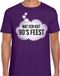Bellatio Decorations Verkleed T-shirt voor heren - paars - wat een kut 90s feest - paars - 90s party / themafeest XL