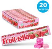 Fruittella Strawberry - Snoep - Vegan - 1x20stuks
