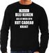 Bellatio Decorations Shoppartners Bv Zwarte foute Kersttrui / sweater - Kerst is blij kijken / kut cadeau - heren - Kerstkleding / Christmas outfit L