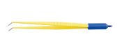 Wegwerpclip, recht, 15 cm, met 3 m lange kabel – schuine punt 1,0 mm