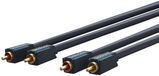 Clicktronic Cinch Stereo Audio Cable 10 m