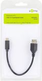 Goobay Usb 3.0/A To 3.1/C Super Speed Cable 0,2M Zwart