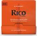 Rico D'Addario Woodwinds Rico Bb klarinetriet, 2.5, 25-Count Single Reeds, Unfiled