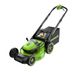 Greenworks 48V (24V x 2) Accu Grasmaaier Li-Ion Zelfrijdend 46 cm snijbreedte tot 440 m², 55 L grasmand, 8 traps centrale hoogteverstelling 25–95 mm, Zonder accu en lader - LM4602S