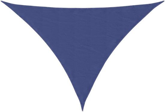 vidaXL Zonnescherm driehoekig 5x6x6 m oxford stof blauw