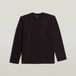 G-Star - Tweeter a line pkt r t l\s - Heren - T-shirts - XS - Katoen - Korte mouw - Zwart