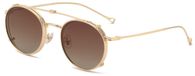 Omgoods – Lunettes de soleil rondes avec verres polarisés et protection UV400
