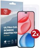 Rosso Screen Protector Geschikt voor Honor 400 Pro | Ultra Clear Duo Pack | TPU Folie | Case Friendly Beschermfolie | 2 Stuks