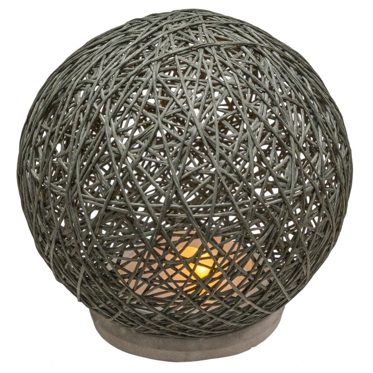 Atmosphera Tafellamp - Ø 18,5 cm - Donkergroen - Cement Voet